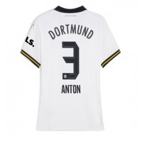 Camiseta Borussia Dortmund Waldemar Anton #3 Tercera Equipación Replica 2024-25 para mujer mangas cortas